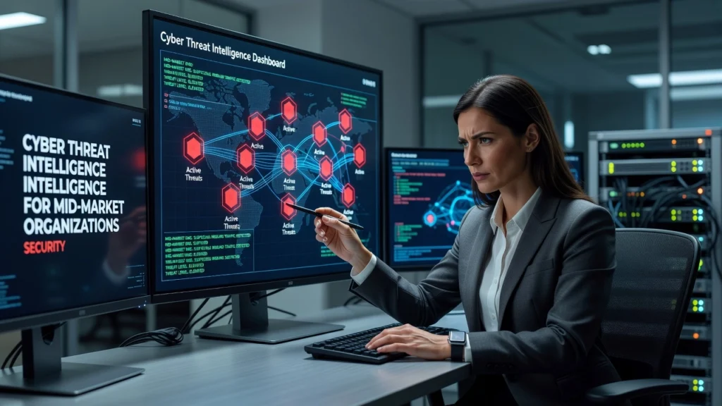 Cyber Threat Intelligence for Mid-Market Organizations Professional header image for industry analysis: Cyber Threat Intelligence for Mid-Market Organizations