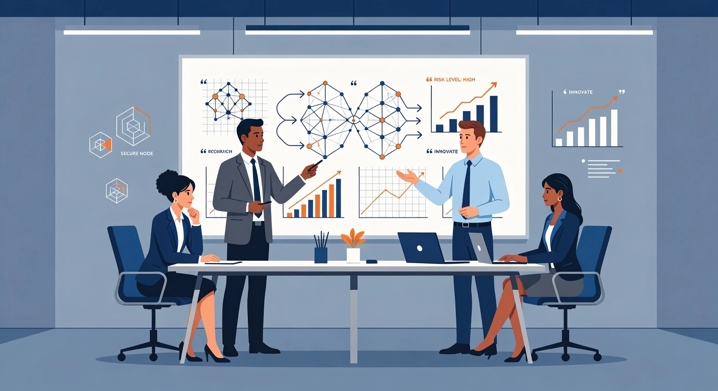 Professional header image for comparison analysis: AI vs Cybersecurity: 2026 Arms Race Breakdown