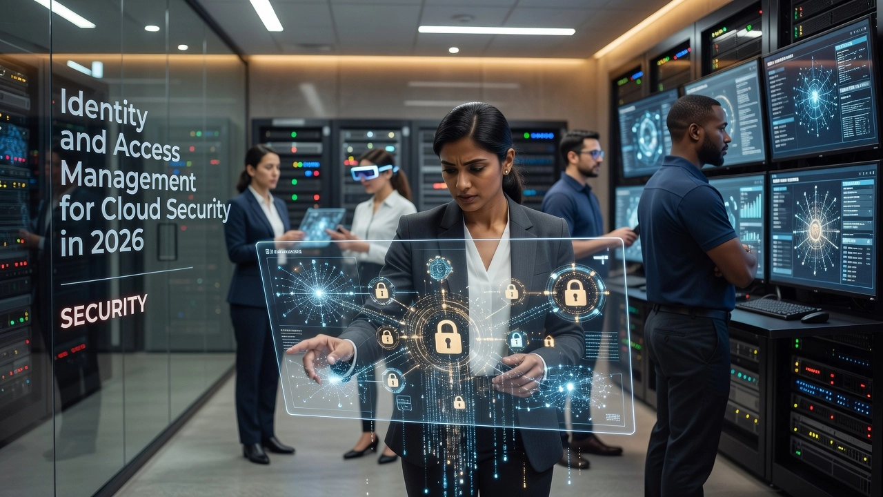 Professional header image for industry analysis: Identity and Access Management for Cloud Security in 2026