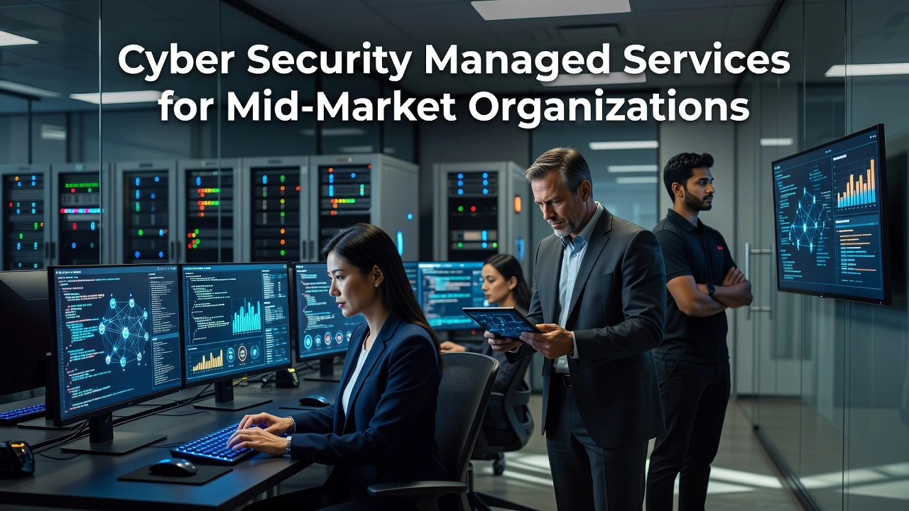 Cyber Security Managed Services for Mid-Market Organizations Professional header image for industry analysis: Cyber Security Managed Services for Mid-Market Organizations