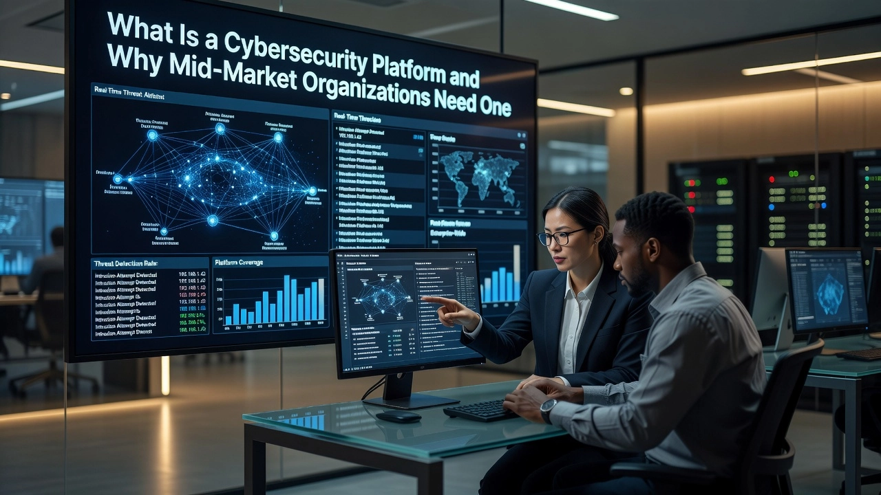 What Is a Cybersecurity Platform and Why Mid-Market Organizations Need One Professional header image for industry analysis: What Is a Cybersecurity Platform and Why Mid-Market Organ...