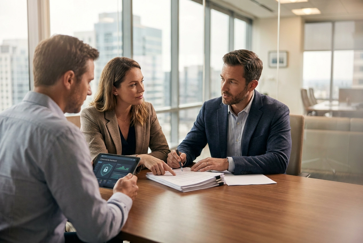 Professional header image for list-based article: MDR for Mid-Market: What to Demand From Your Provider Bef...
